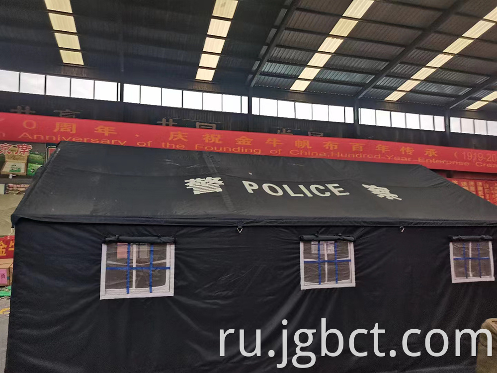 Double Decker Police Canvas Tent